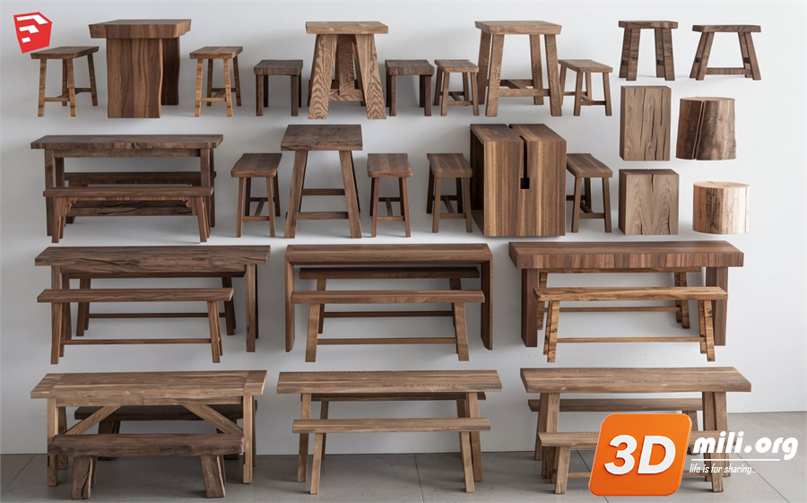 Table Set Skp Files